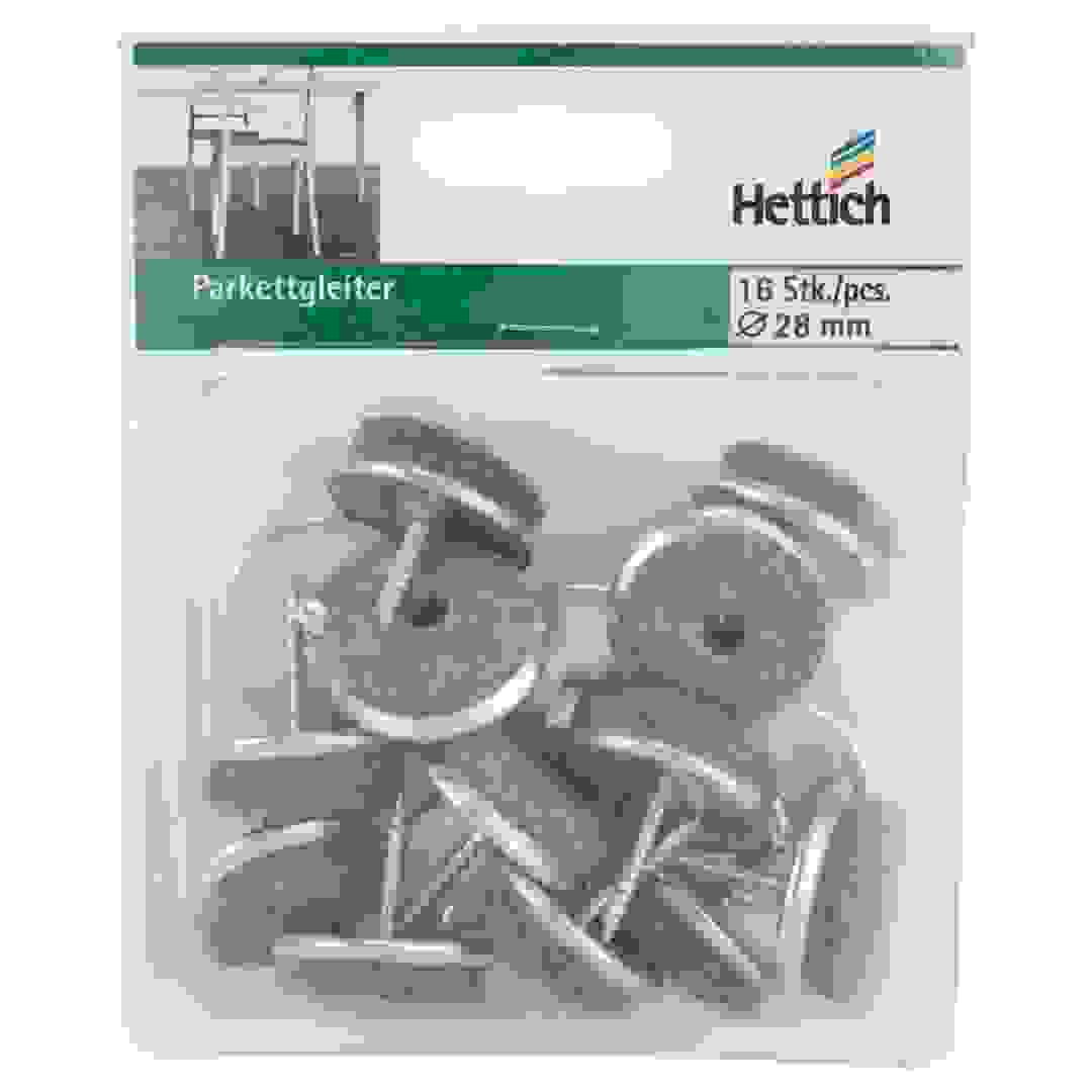 Hettich Parquet Glides With Screw (28 mm, Pack of 16)