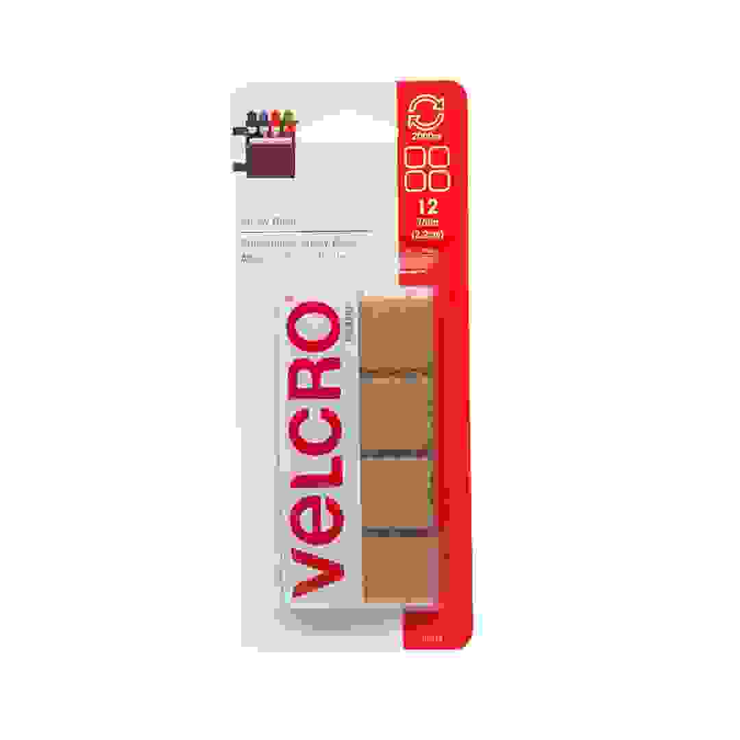 Velcro Hook & Loop Square Fasteners Pack (2.2 cm, 12 Pc.)