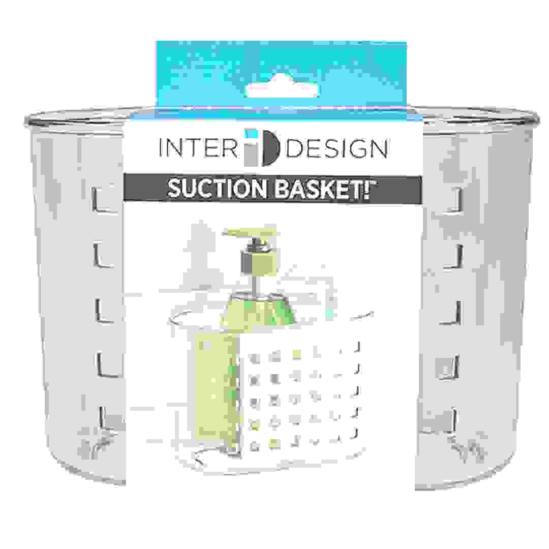 Interdesign Suction Mini Shower Basket (18.8 x 15.5  x 9.7 cm, Clear)