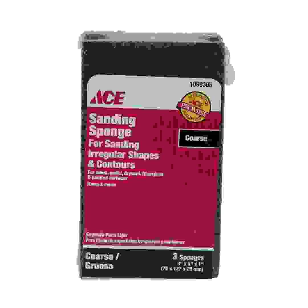 ACE Jumbo Sponge Coarse (7.6 x 12.7 x 2.5 cm, Pack of 3)