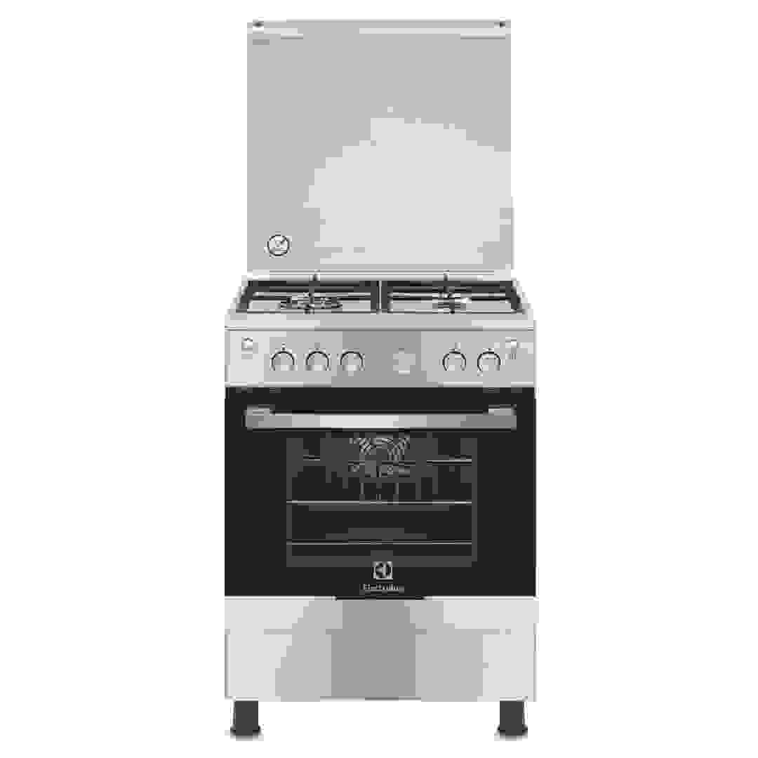 Electrolux Freestanding 4-Burner Gas Cooker, EKG613A1OX (60 x 60 x 85 cm)