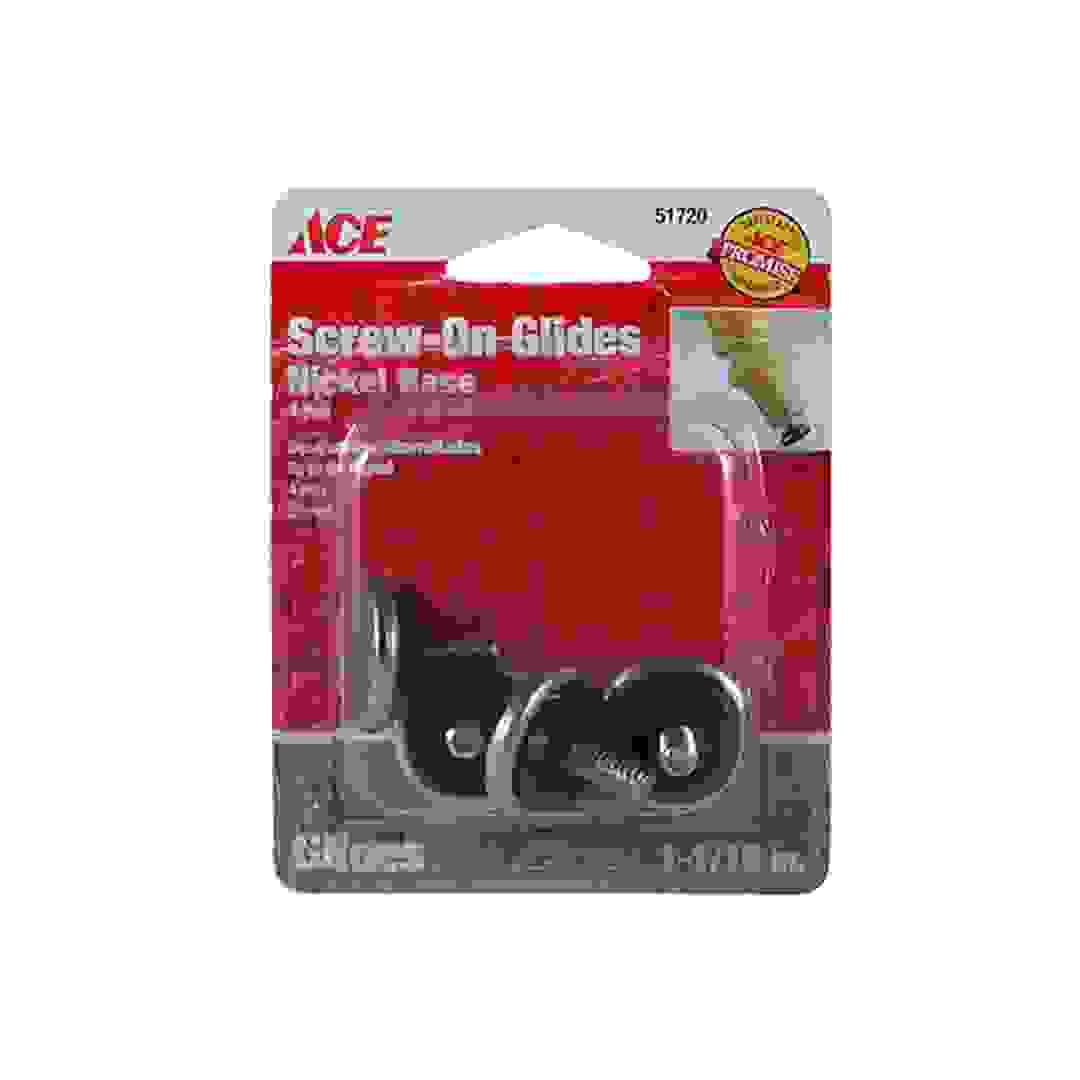 ACE Screw-On Glides with Threaded Stem (2.7 cm, Pack of 4)