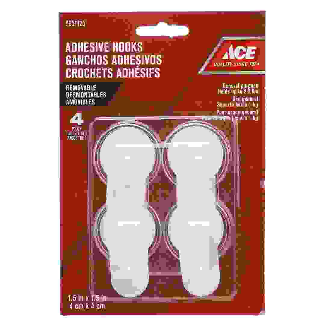 Ace Adhesive Hooks (4 x 4 cm, 4 pcs)