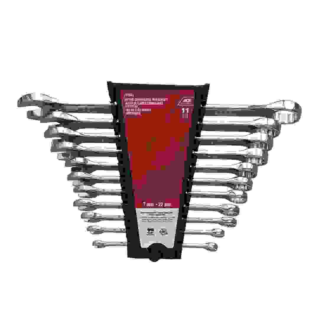 Ace Steel Metric Combination Wrench Set (11 Pc.)