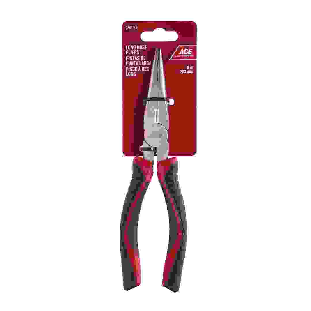 Ace Steel Long Nose Pliers W/TPR Grip (20 cm)