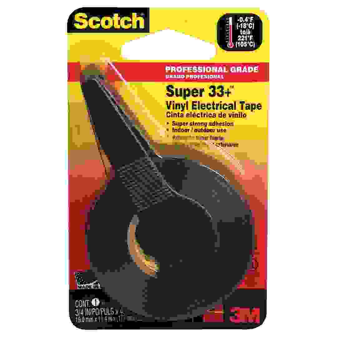 3M Scotch Super 33+ Vinyl Electrical Tape (19 mm x 11.4 m)