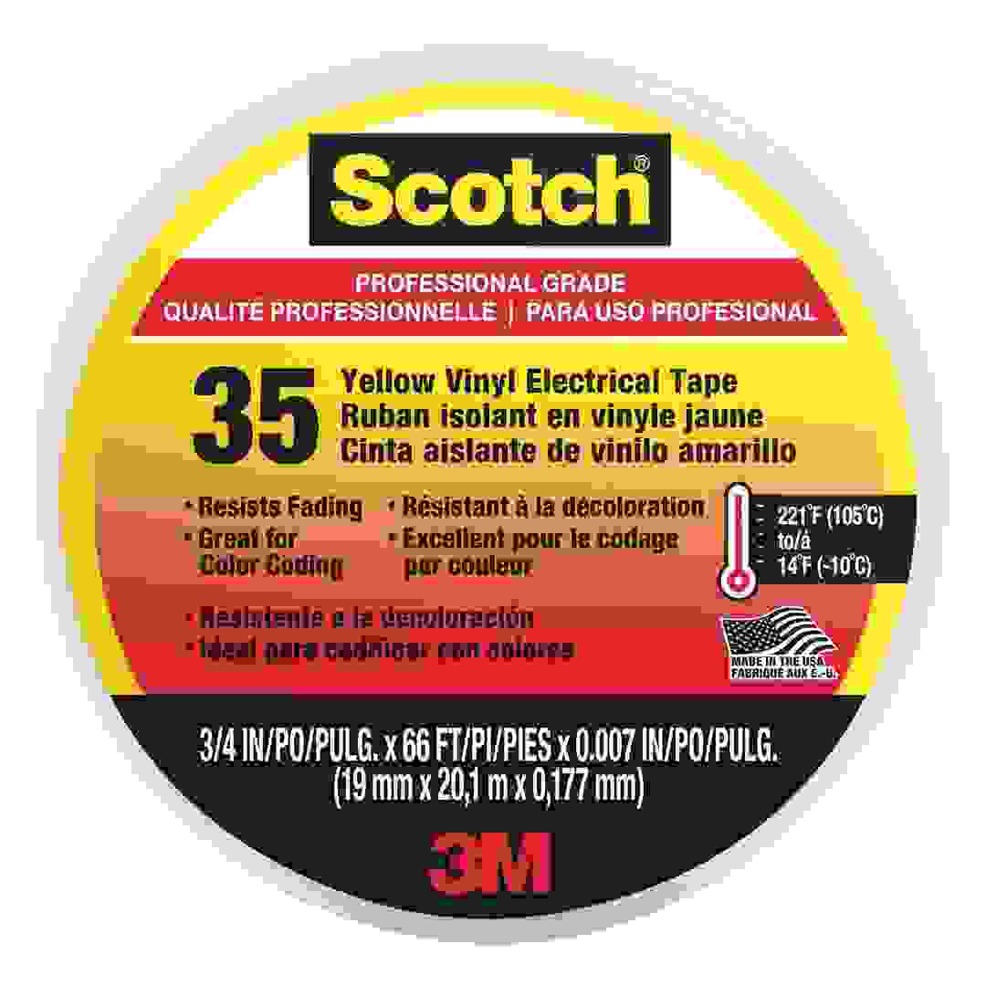 3M Scotch Vinyl Electrical Tape (19 mm x 20.1 m)