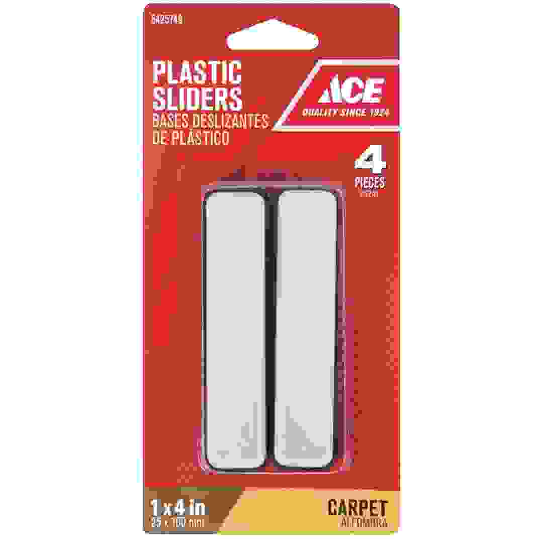 Ace Plastic Glide Slide Strip (2.5 x 10 cm, 4 Pc.)