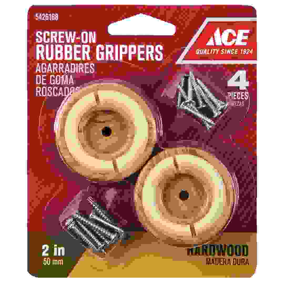 Ace Rubber Screw-On Grippers Pack (5 cm, 4 Pc.)