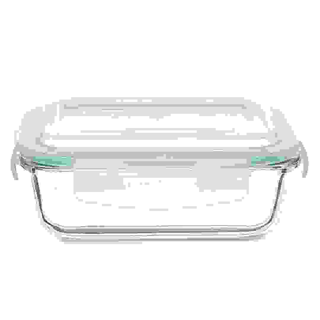 Neoflam Cloc Glass Food Container (370 ml, 14.5 x 10.4 x 4.7 cm)