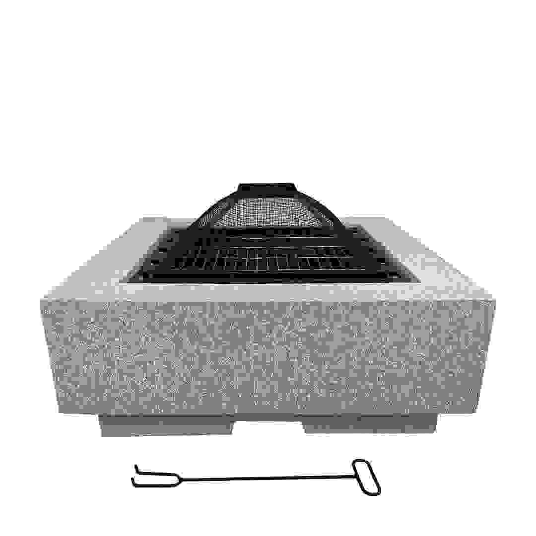 Square Fire Pit W/ Cooking Grill, DMFP-9839 (70 cm)