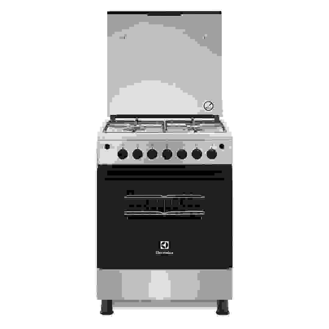 Electrolux Freestanding 4-Burner Gas Cooker, EKG611A1OX (85 x 60 x 60 cm)