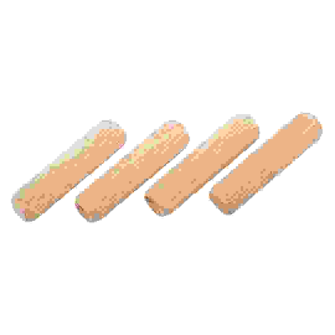 Suki Beech Wood Ribbed Dowel Pack (0.8 x 4 cm, 30 Pc.)