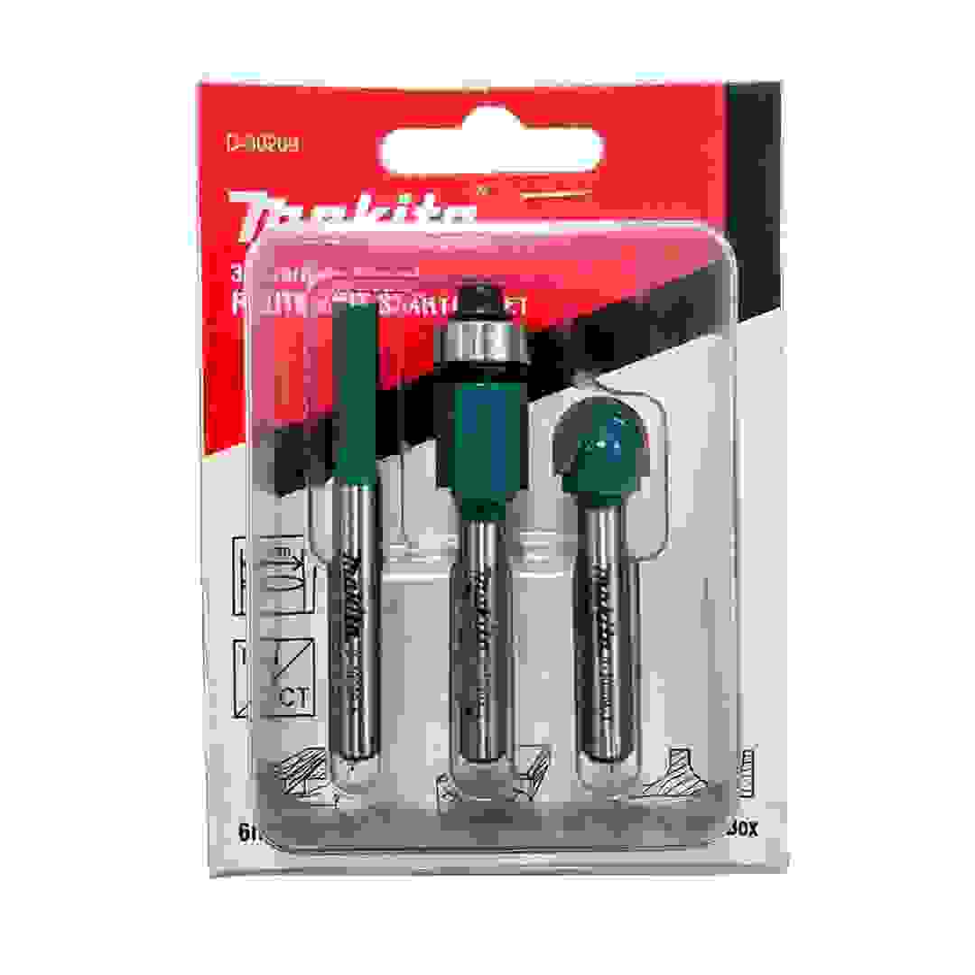 Makita Router Bit Starter Set, D-30209 (3 Pc.)