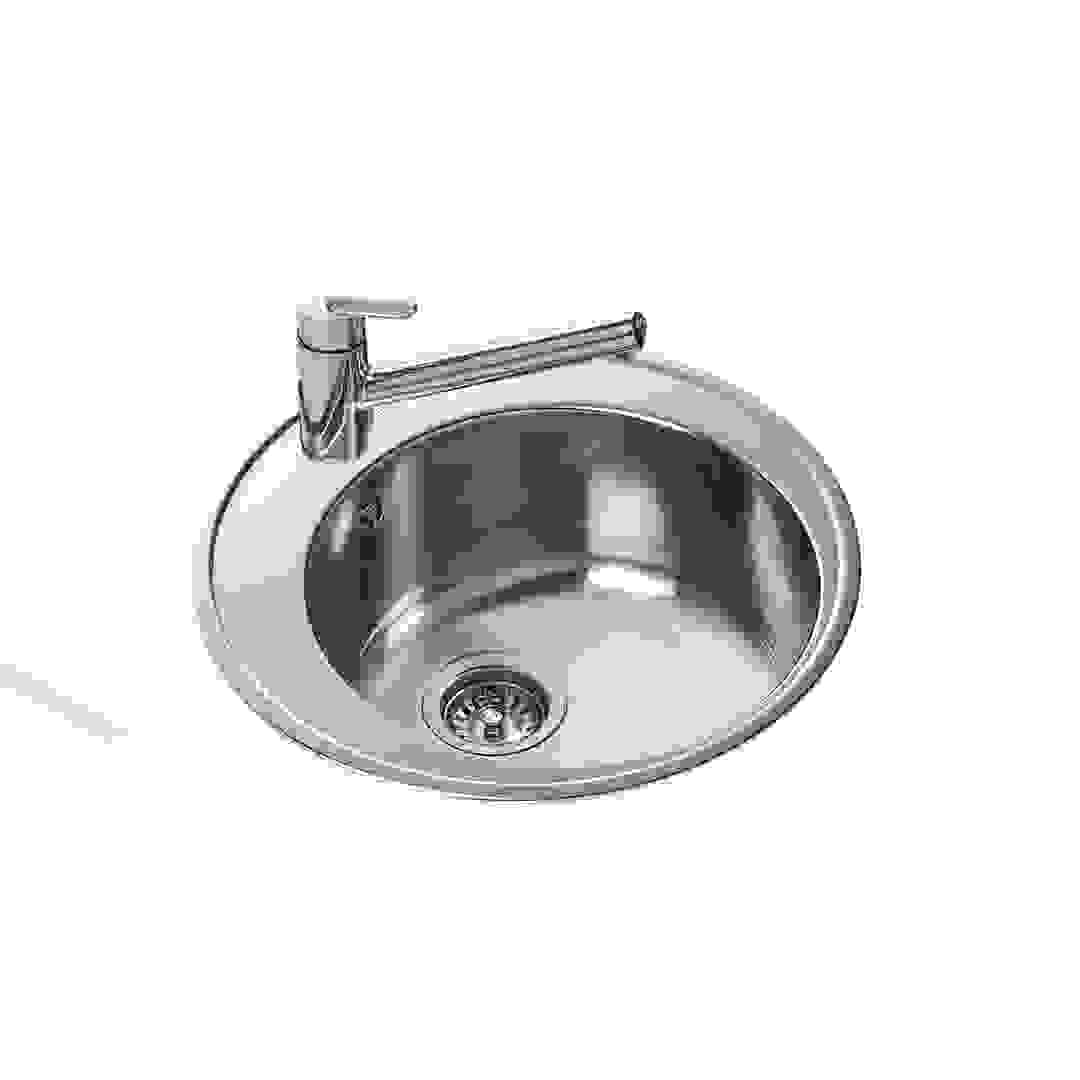 Teka Centroval Stainless Steel Inset Sink (51 x 18 x 51 cm)