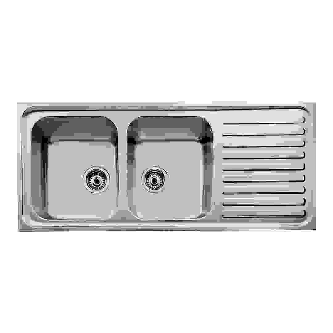 Teka Classic Stainless Steel Inset Sink (50 x 19 x 116 cm)