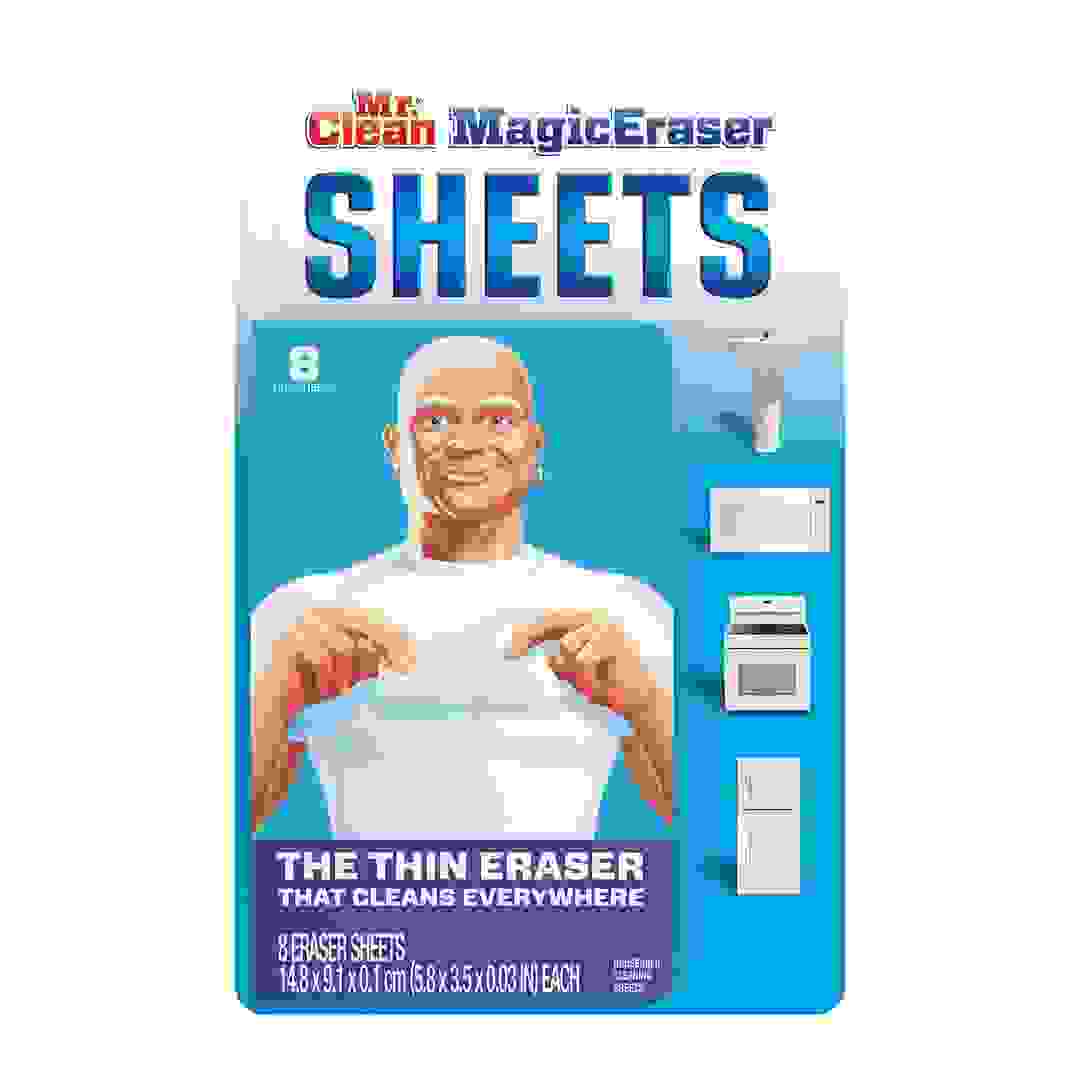 Mr. Clean Magic Eraser Sheet Pack (14.8 x 9.1 x 0.1 cm, 8 Pc.)