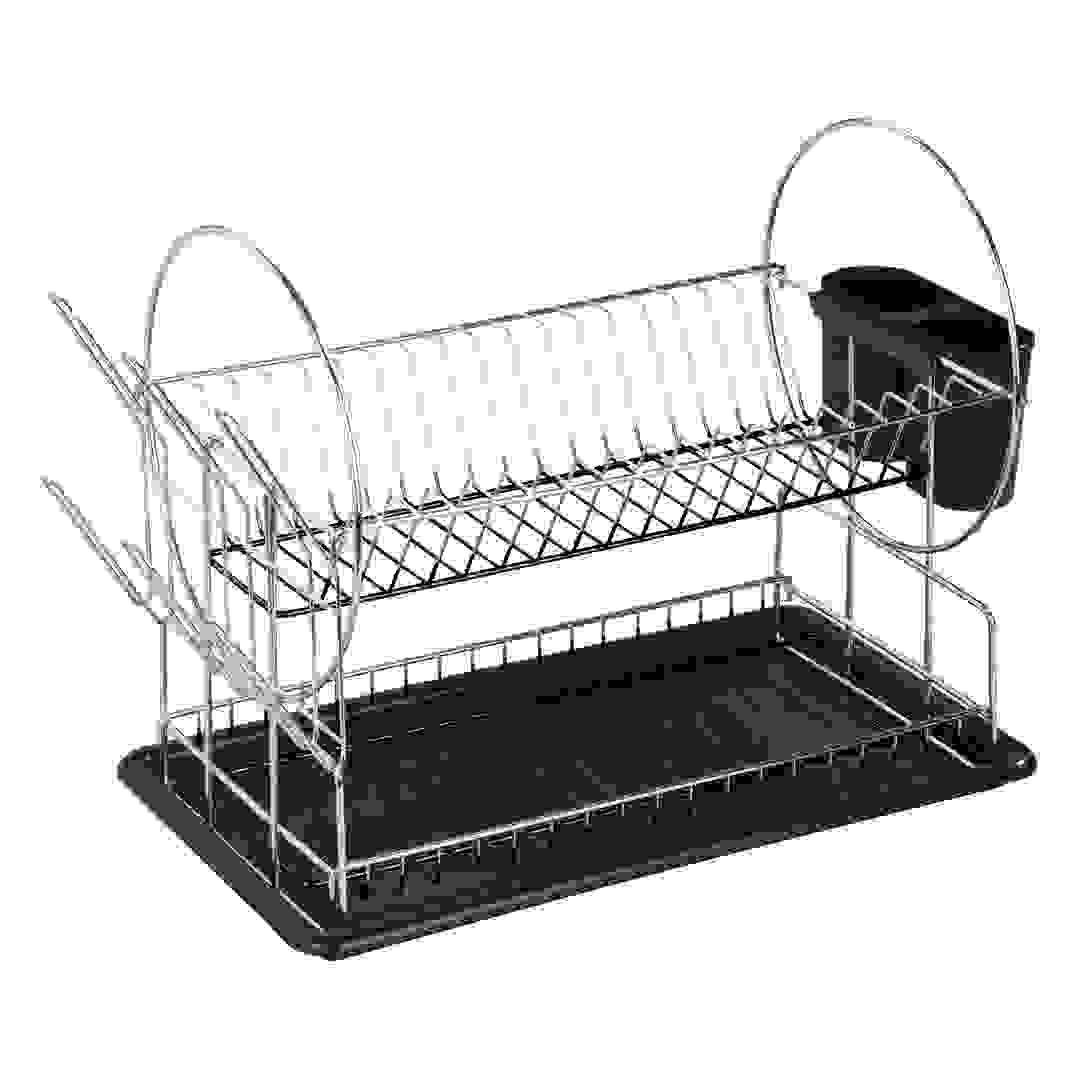 Wenko Premium Duo Dish Rack W/Accessory Set (52 x 24 x 36 cm)