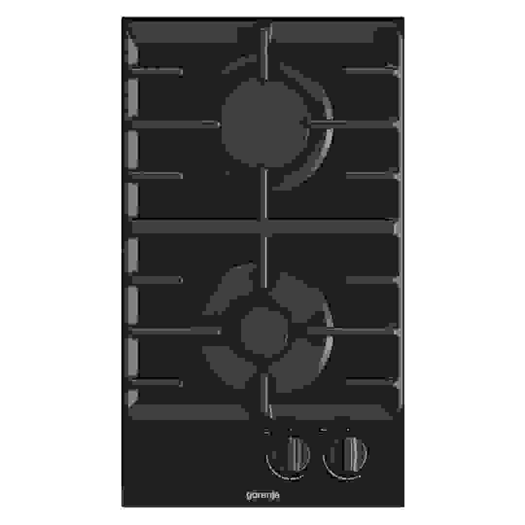 Gorenje Built-In 2-Burner Gas Hob, GC321B (30 x 13.2 x 52 cm)