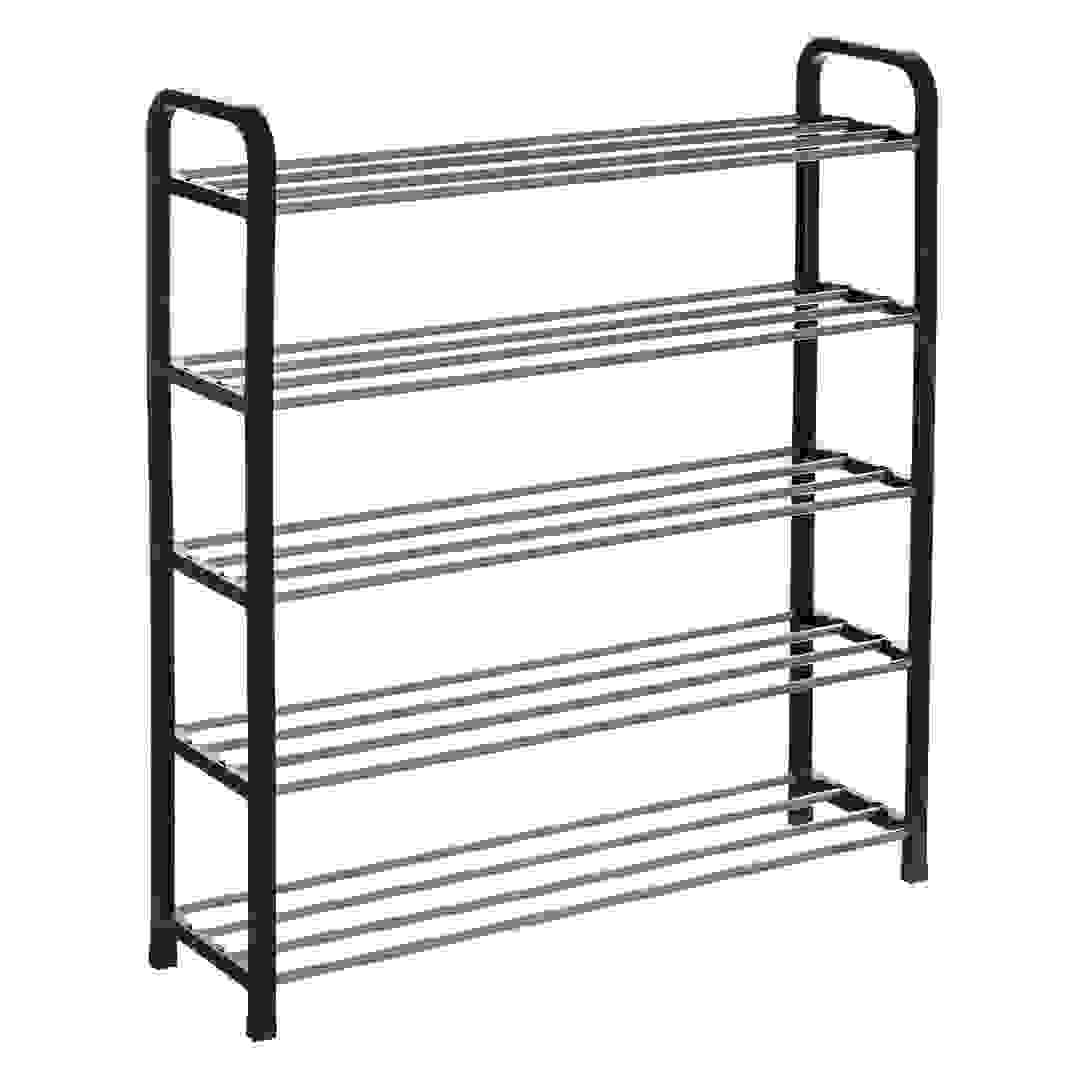 5five Metal & Plastic Shoe Rack (71 x 19.3 x 75.8 cm)