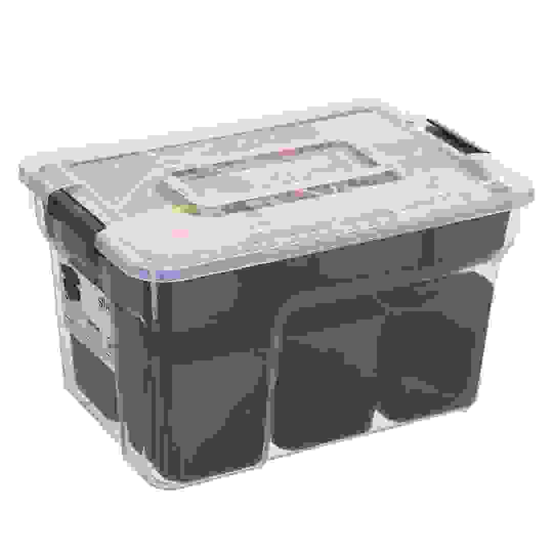 5five Samba Polypropylene Compartment Storage Box (8 L)