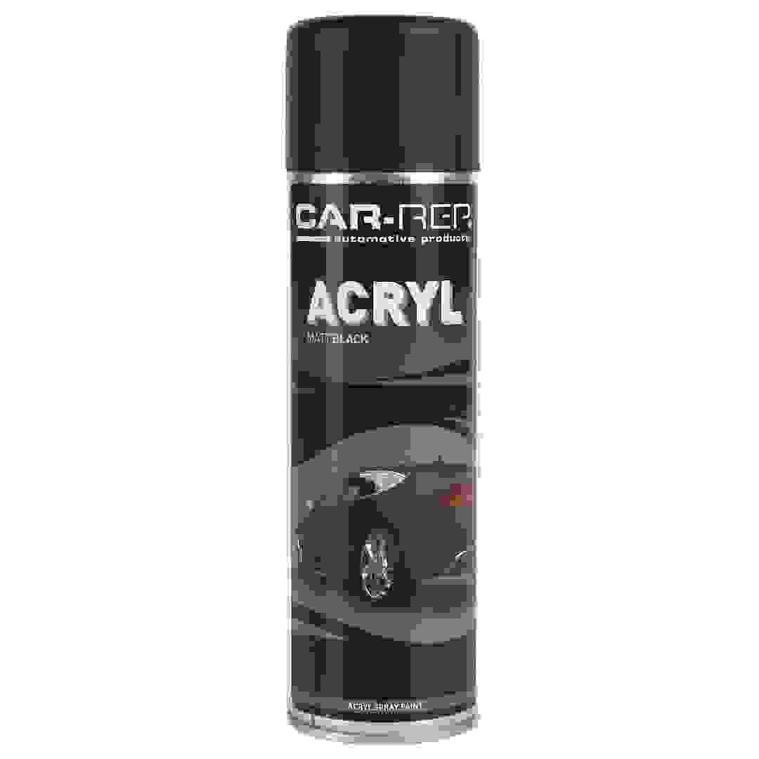 Car-Rep Spray Paint (500 ml, Black Matte)