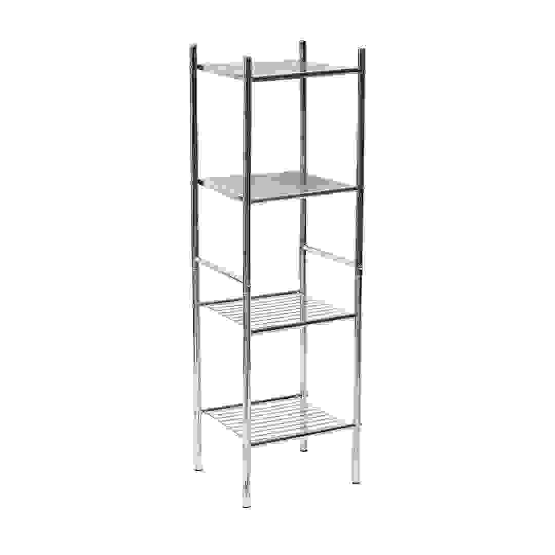 Tendance Gebor Chromed Metal Bathroom Rack W/4 Tiers (108 x 32 x 28 cm)