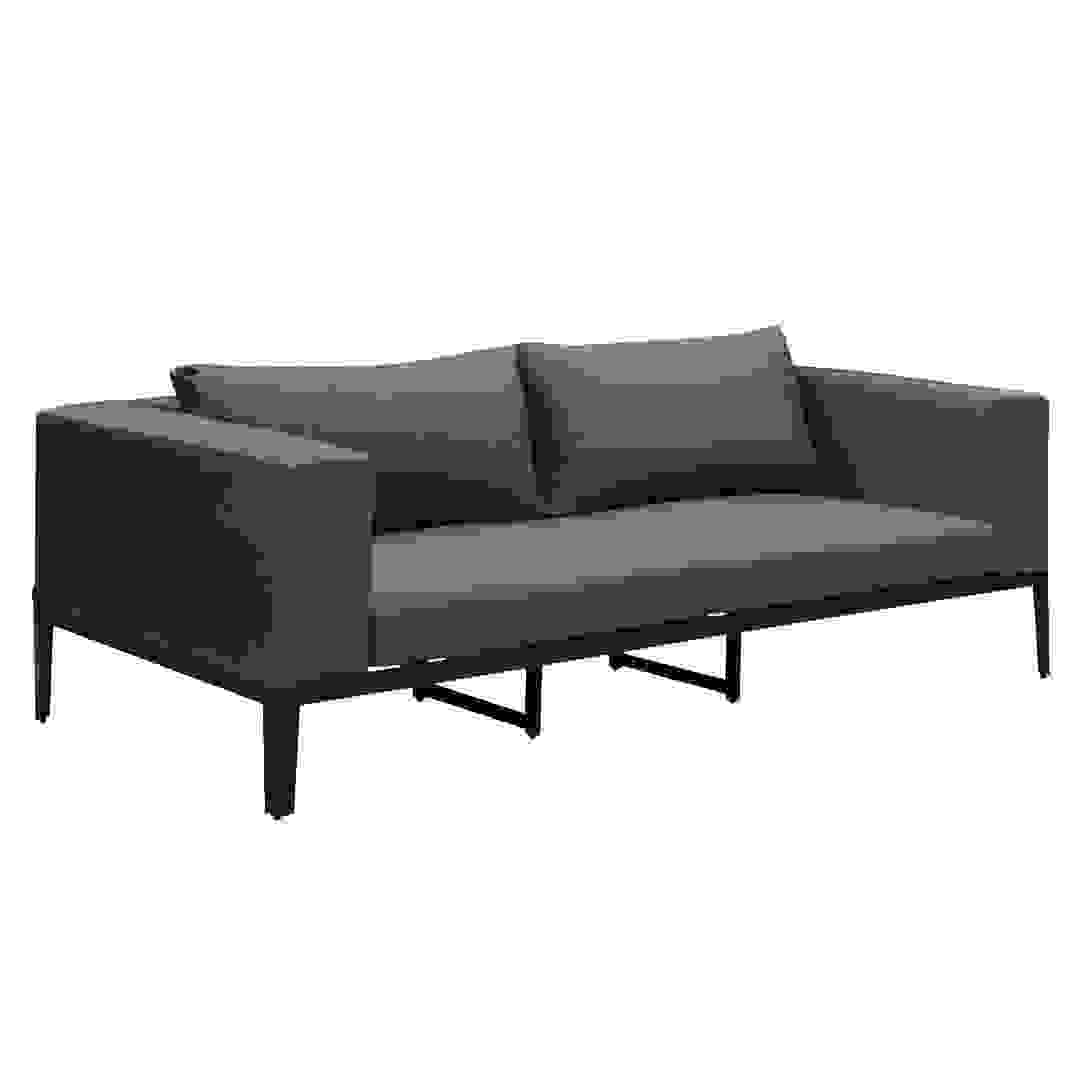 Aruba Deluxe 2-Seater Aluminium Sofa W/Cushion Generic (220 x 100 x 72 cm)