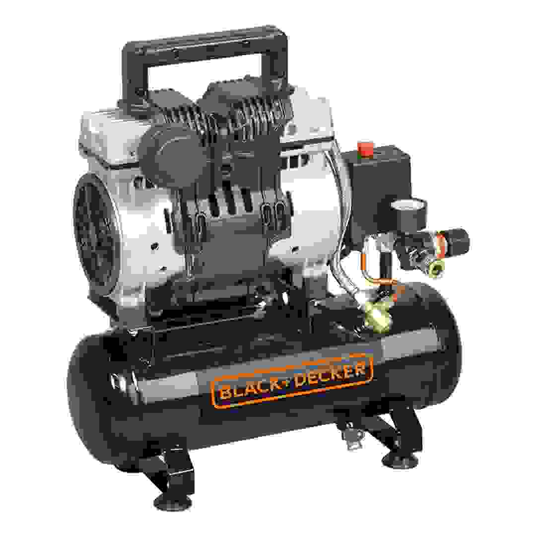 Black+Decker Low Noise Air Compressor, BD 100/6-ST