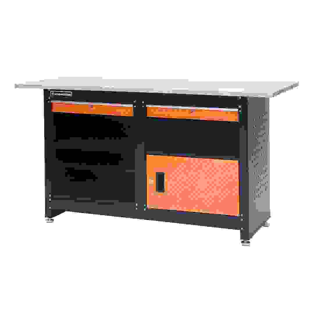 Magnusson Steel Fixed Work Bench W/Drawers (160 x 60 cm)