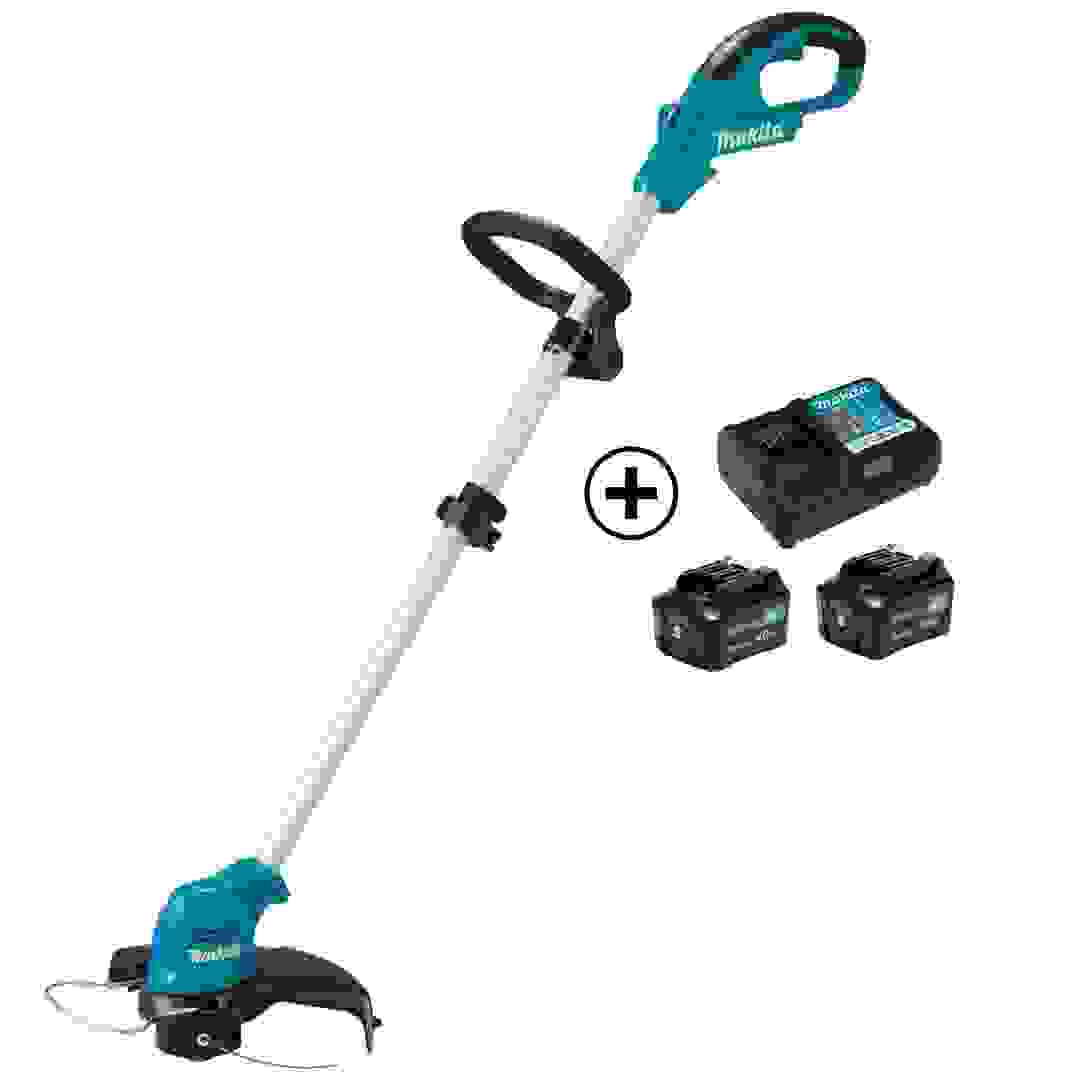 Makita Cordless Grass Trimmer + 12 V Li-Ion Batteries & Charger, UR100DWME