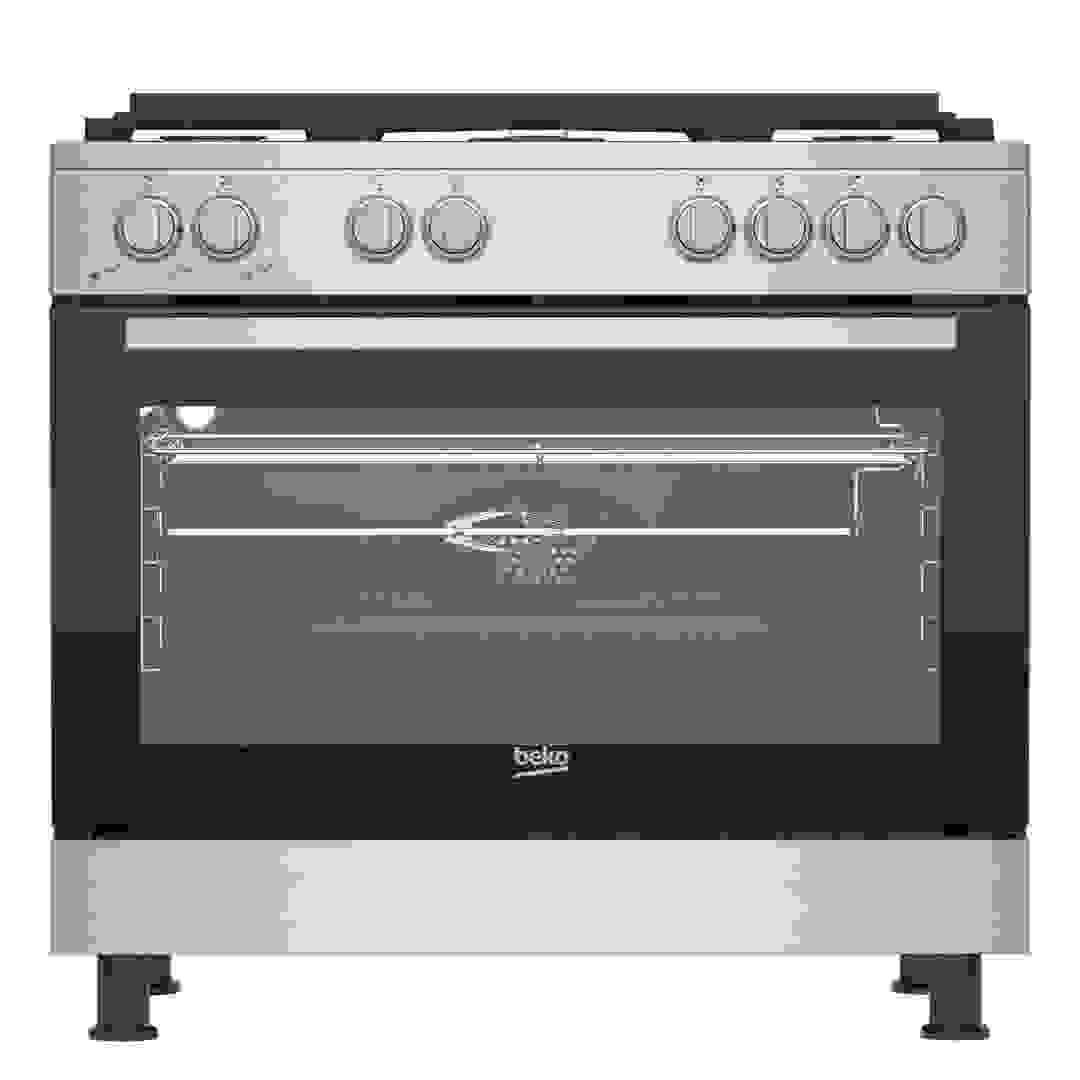 Beko Freestanding 5-Burner Gas Cooker, GGR 15125 FX NS (90 x 90 x 60 cm)