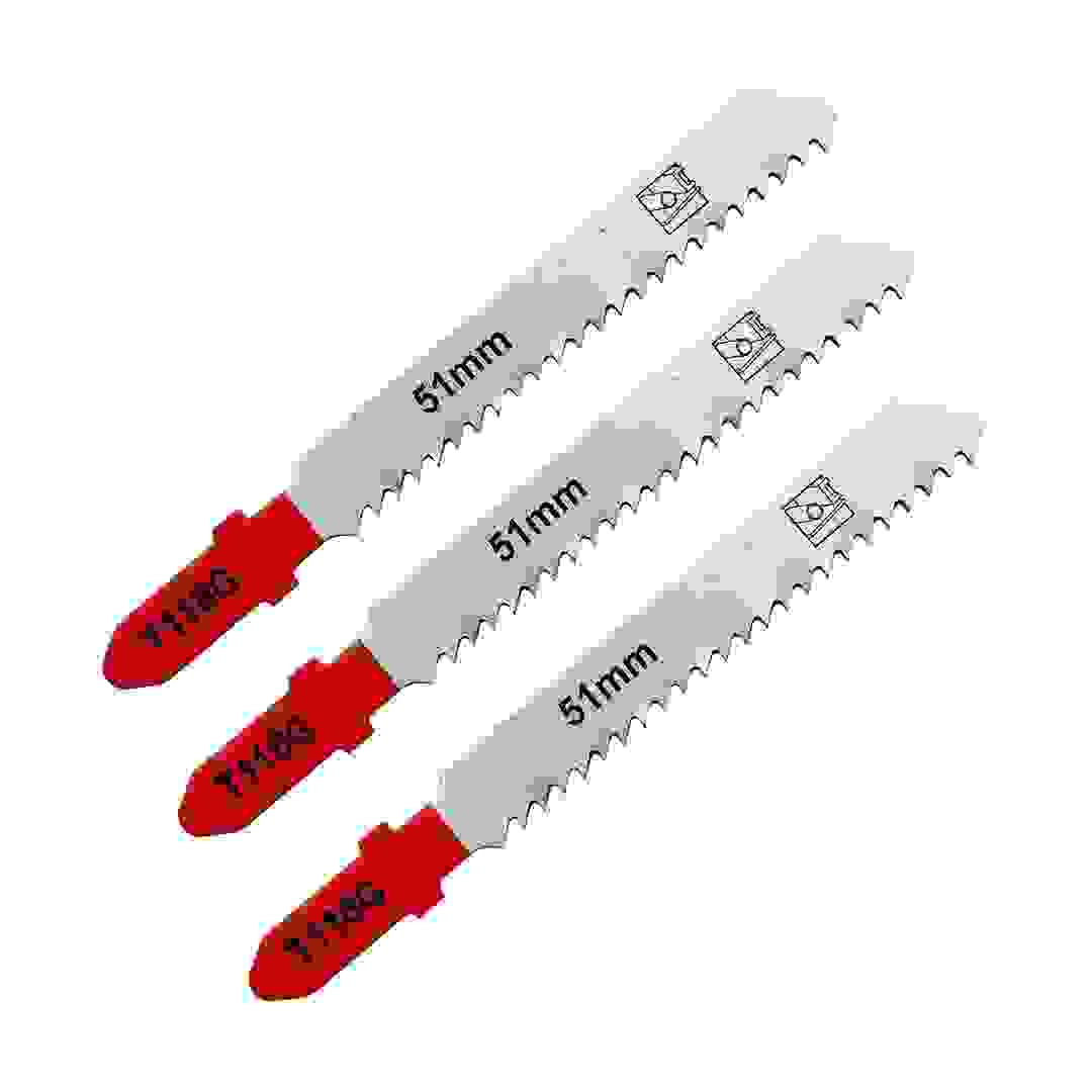 Universal HSS T-Shank Jigsaw Blade Pack (0.5-1.5 mm, 3 Pc.)