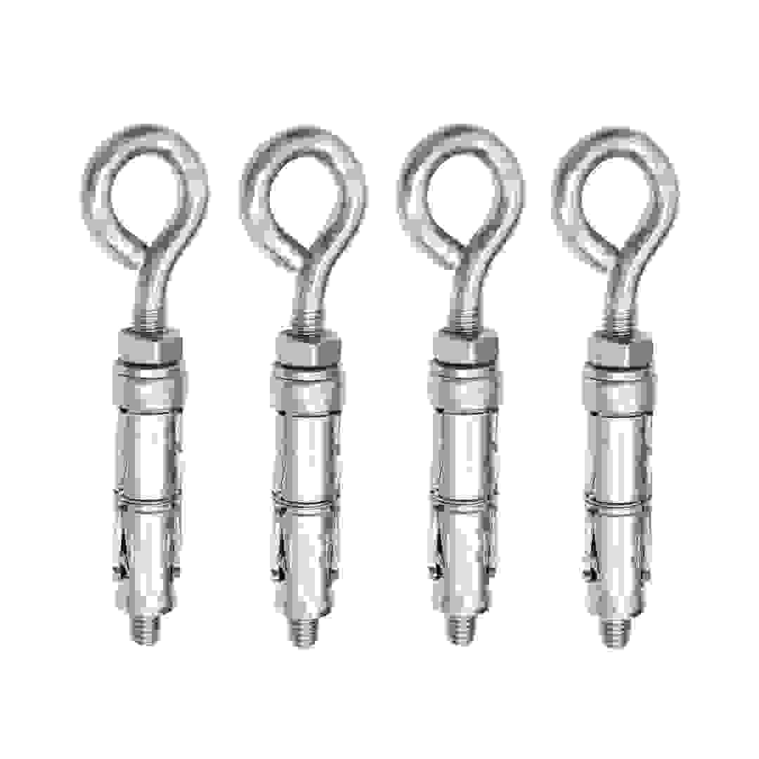 Diall Steel Shield Anchor Pack (M6 x 60 mm, 4 Pc.)