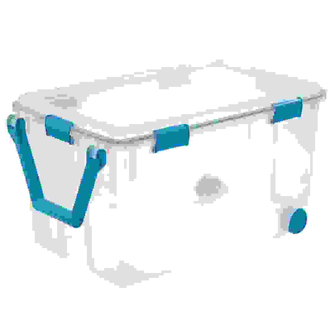 Sterilite Polypropylene Storage Tote W/Wheels (42.5 x 49.8 x 76.8 cm)