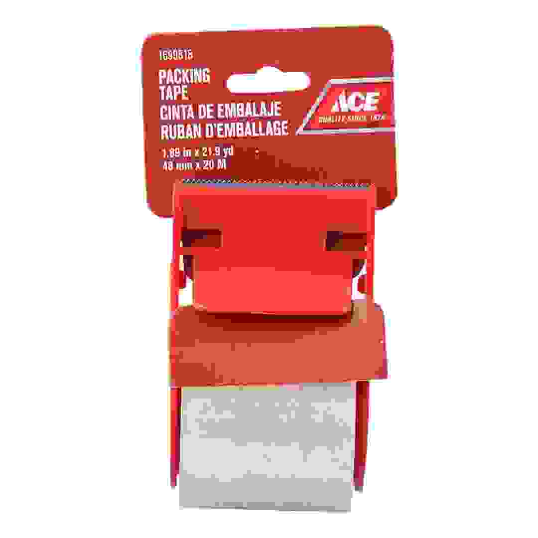 Ace Packing Tape W/ Dispenser (48 mm x 20 m, Clear)