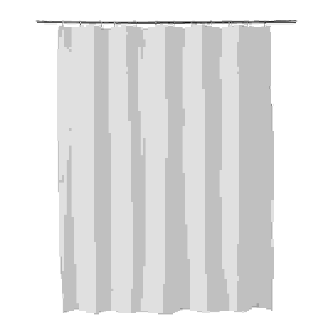 GoodHome Drina Polyethylene-Vinyl Acetate Plain Shower Curtain (2000 x 1800 mm)