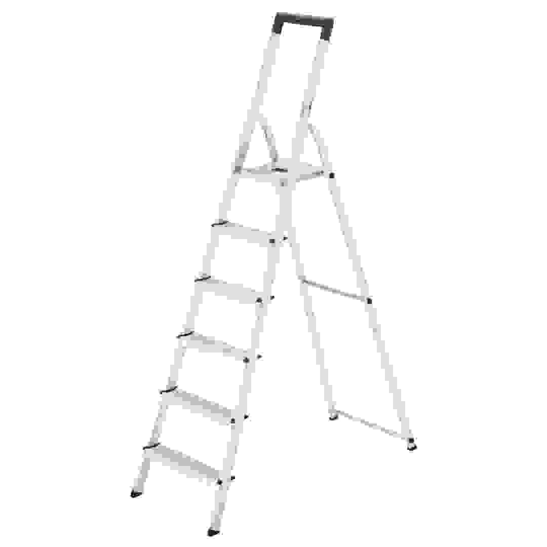 Hailo Selekta Basicline 6-Tier Step Ladder (50 x 12 x 206 cm)
