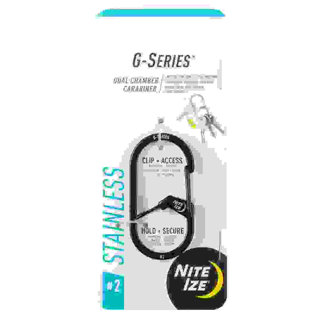 Nite Ize Stainless Steel G-Series Dual Chamber Carabiner 2