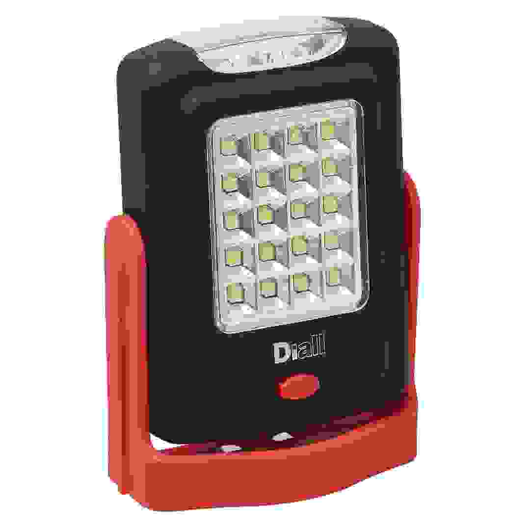 Diall LED Portable Flashlight W/Battery (White)