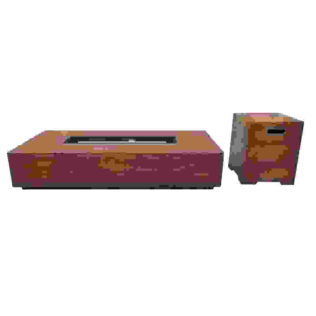 Rectangular Gas Firepit, TM17012 (152.4 x 37 x 30.7 cm)