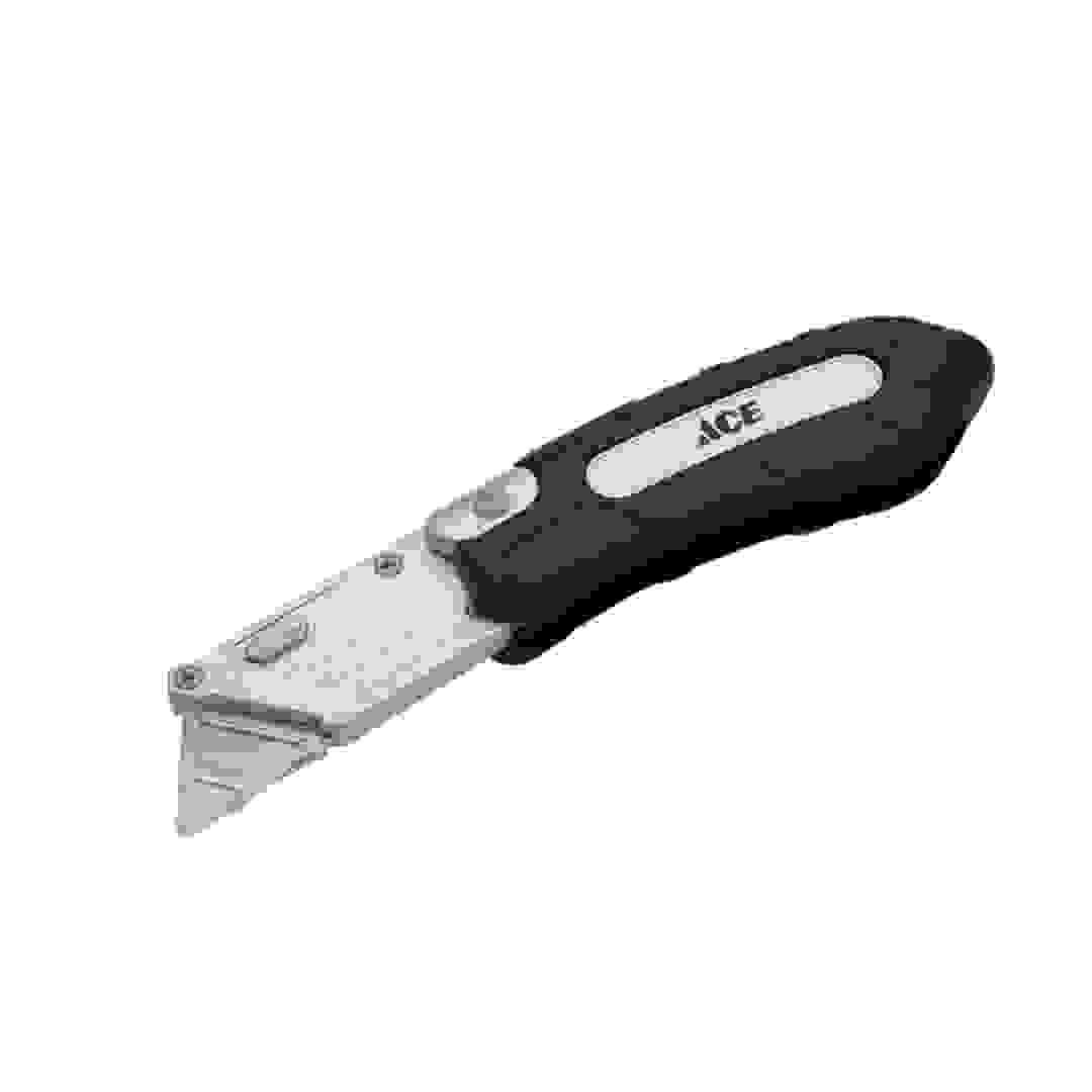 Ace Folding Zinc Alloy Utility Knife (1.9 x 23.5 x 9.7 cm)