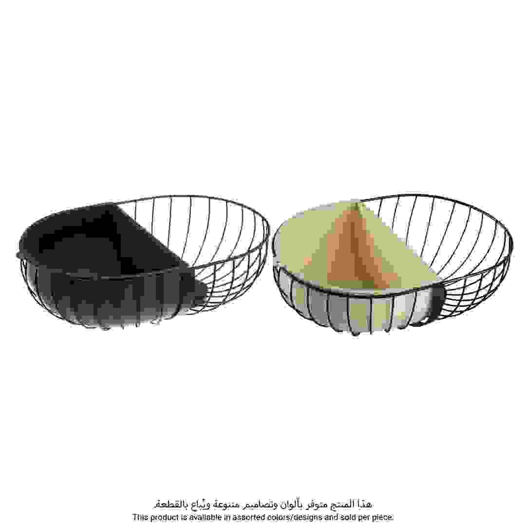 5Five Metal Fruit Basket (Assorted colors/designs, 32 x 21.2 x 10.5 cm)