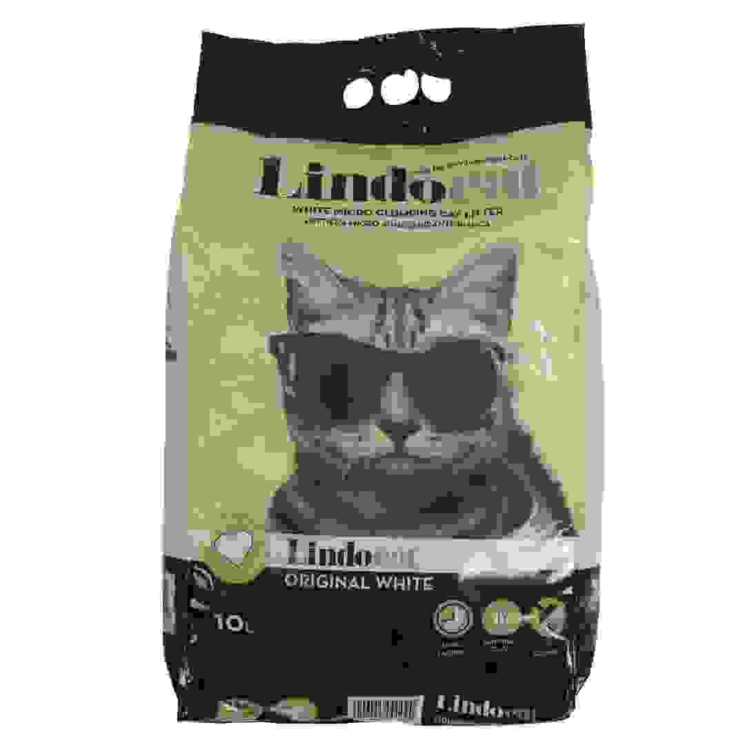 Lindocat Original White Fragrance-Free Clumping Bentonite Cat Litter (10 L)