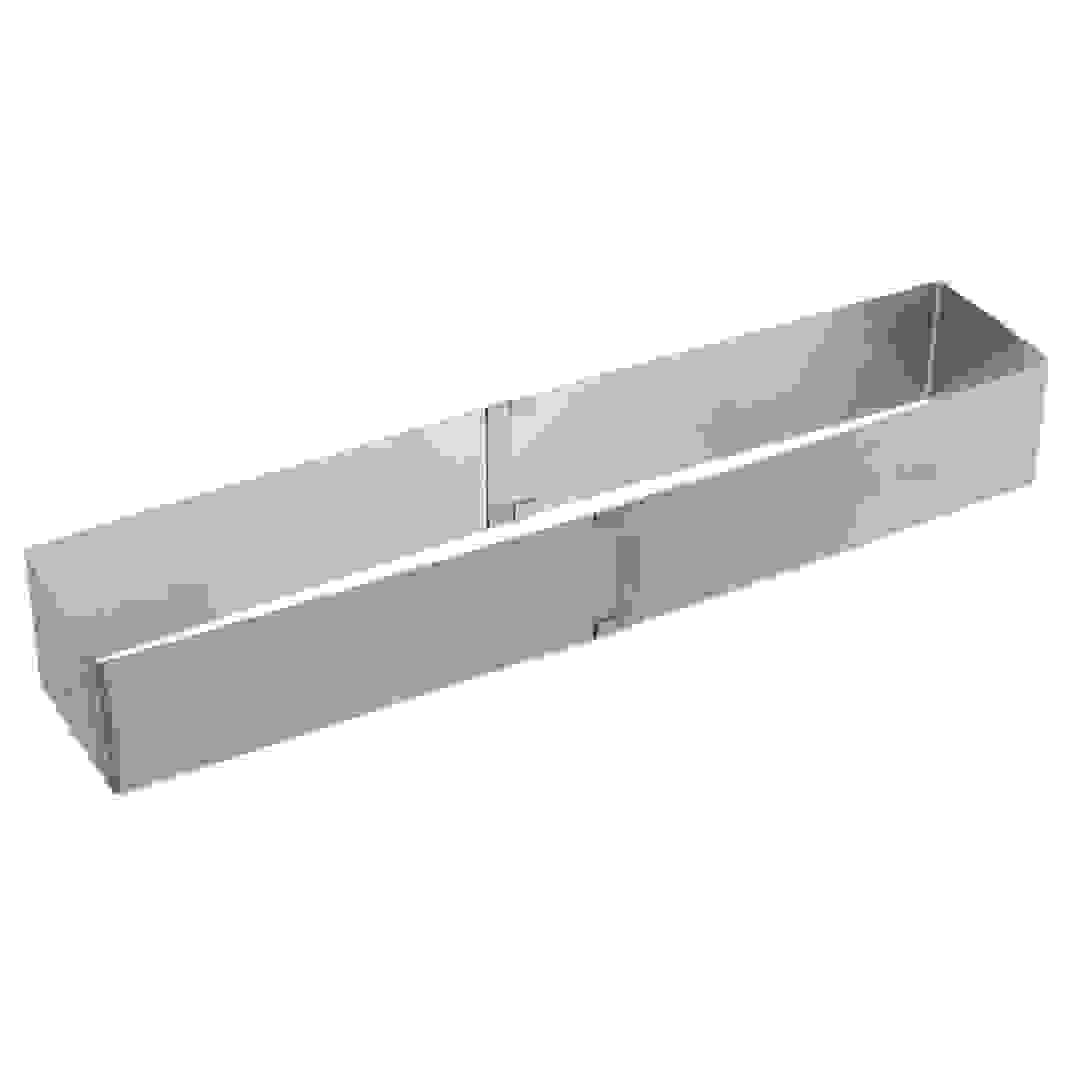 5Five Expandable Rectangular Stainless Steel Mold (48 x 9.2 x 7 cm)