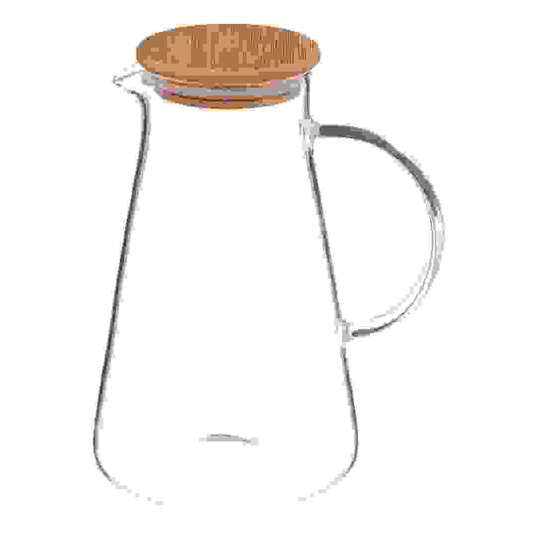 SG Glass Pitcher W/Bamboo Lid (1.5 L)