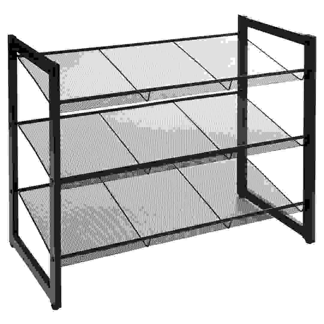 5Five 9-Pair Metal Shoe Rack (73.5 x 30 x 62 cm)