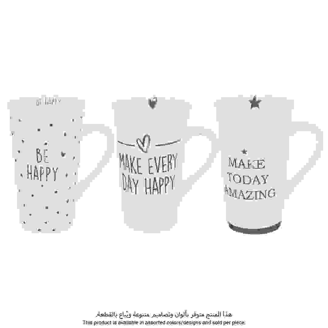 SG New Bone China Mug (500 ml, Assorted colors/designs)