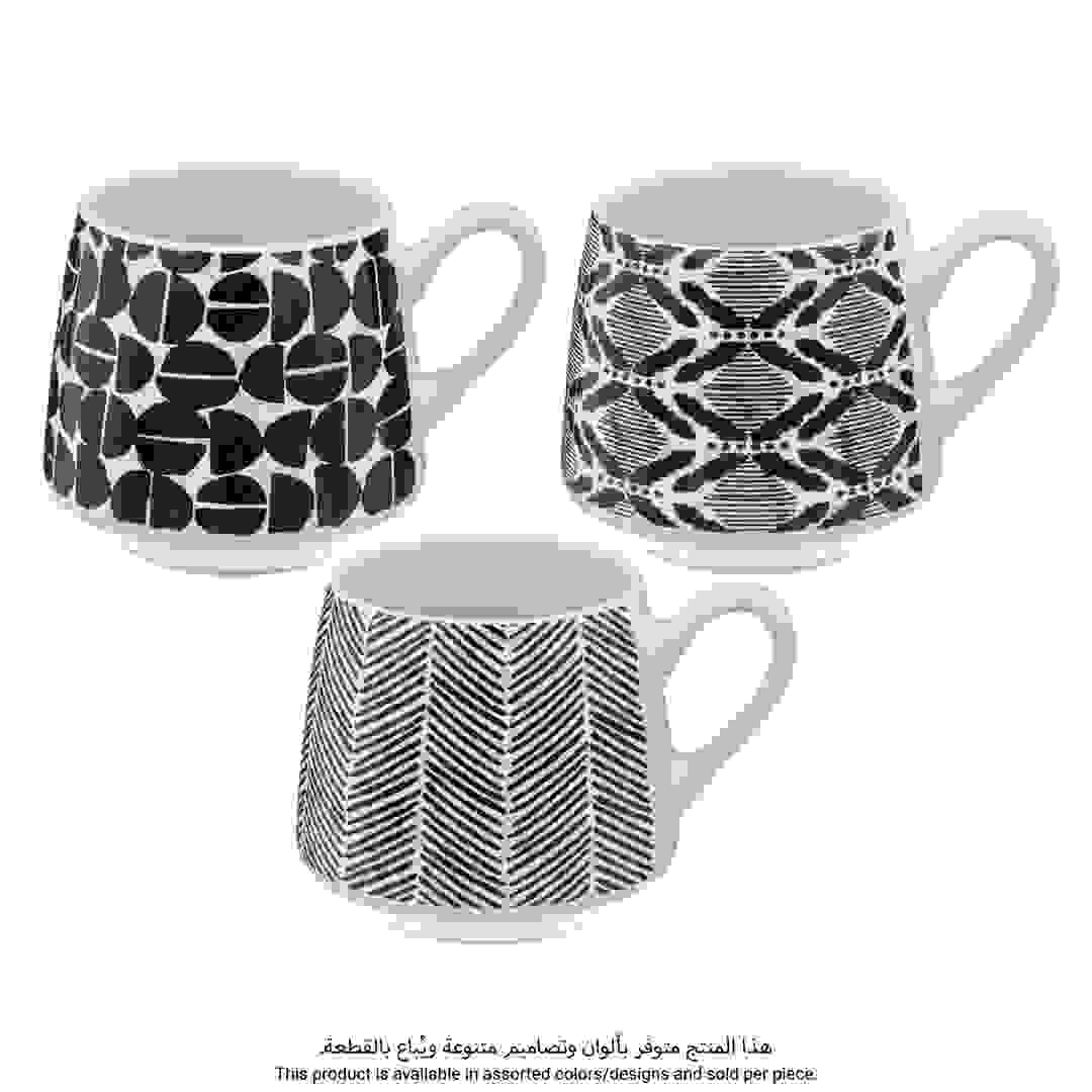 SG Patterned Earthenware Mug (Assorted colors/designs, 320 ml)