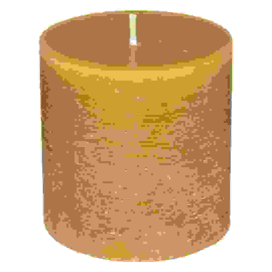 Comptoir de la Bougie Olia Rustic Wax Candle (6.7 x 7 cm, Yellow)